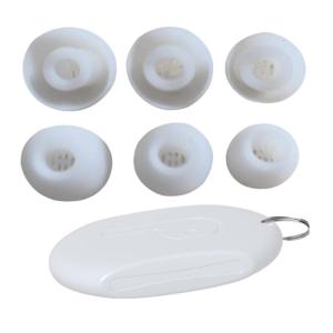 Silicone Khuyên tai thiết lập với lưu trữ trường hợp thích hợp cho 5I cải thiện chất lượng âm thanh cung cấp sự ổn định Comfort trong mỗi sử dụng