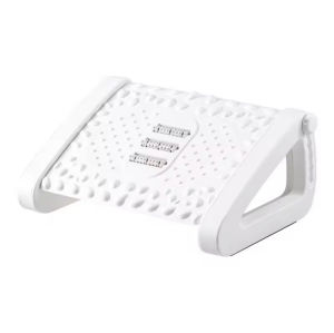 Ergonomic Footrest 2-Level Height Adjustable Angle Office Foot Rest Stool for Under Desk Suppo DV021.