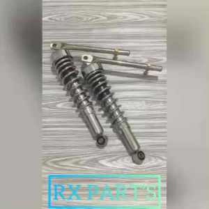 SHOCK SOK SHOK BELAKANG RX KING RX K RXKING CHROME + BEHEL / BEGEL SAMPING LURUS CHROME  Barang sesuai dengan yg ada di foto