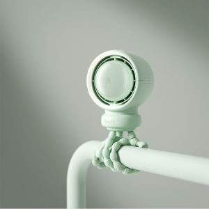 Jisulife Life2S-50 Portable Stroller Fan Life2s 5000mAH 5 Speeds Mute Strong Wind Portable USB Small Mini Octopus Fan Life2S