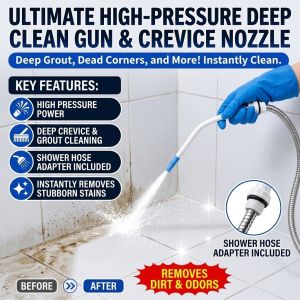 High Pressure Washer Nozzle Powerful Water Spray Gun for Strong Cleaning with Jet Spray Function for Car and Home Use