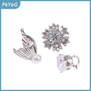 PkYeG 1 Cặp có thể tháo rời Rhinestone clip trên Earbuds mở tai Phụ kiện DIY đồ trang sức phong cách cho việc nâng cấp tai nghe của bạn