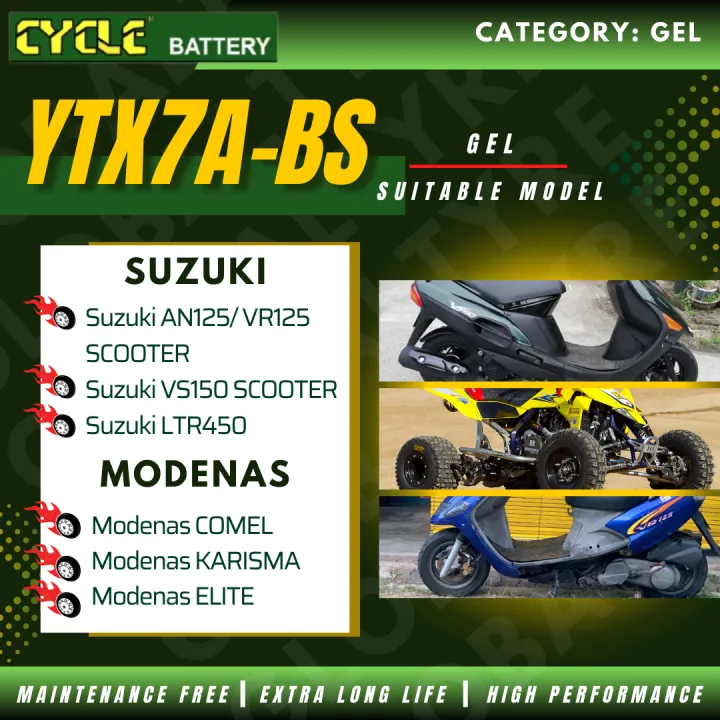 CYCLE%20YTX7A-BS%20GEL%20BATTERY%20SYM%20VF3i%20185%20MOTORCYCLE%20BATTERY%20KARISMA/COMEL/EVOZ/JETZ125/VR125/JET/POWER/PASSION%20BATERI%20MOTOSIKAL%20-%20Image%205