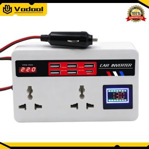 Car Electrical Accessories 200W Inverter 12V/24V to 110V/220V with Compact Size for Easy Installation