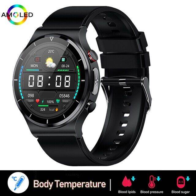 Painless Non-Invasive Blood Sugar Smart Watch Men ECG PPG Laser ...