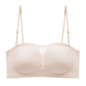 DACHAO Women Strapless Bras Comfortable Seamless Bra Cup Push Up Bra Non-wired Bras Invisible Underwear For Wedding Party Lingerie