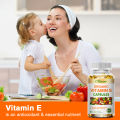 Alliwise Natural Vitamin E Capsule Chống oxy hóa Hỗ trợ Vitamin Da Thiết yếu và Hỗ trợ Miễn dịch Làm trắng Chống lão hóa. 