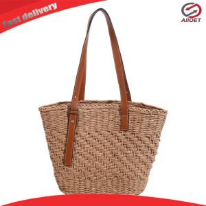 【Alloet】 Summer Shoulder Bag Large Underarm Bag Vacation Bag Holiday Travel Handbag for Women