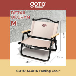 Goto Aloha Folding Chair Kursi Lipat Camping Piknik Mancing Portable