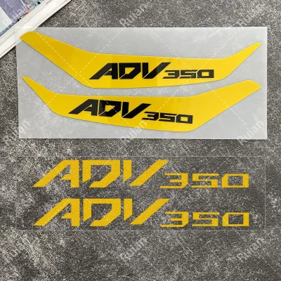 สติกเกอร์สะท้อนแสงสำหรับ2025ฮอนด้า ADV350 ADV 350ตัวอักษรด้านหน้า ADV350กันน้ำส่วนบุคคลสติกเกอร์รถรถจักรยานยนต์สติ๊กเกอร์มือจับ