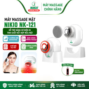 Máy Massage Nâng Cơ Điện Di Tinh Chất Kết Hợp Rửa Mặt Làm Sạch Da Nikio NK-121