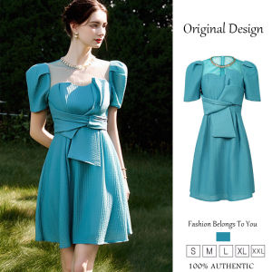 ชุดเดรสทำงานของผู้หญิงชุดเดรสวันหยุดชุดเดรสเกาหลีชุดราตรีเข้าร่วมงานชุดเดรสสุดหรู Gaun Modis ชุดเดรสปาร์ตี้ Dresse30868งานแต่งงาน