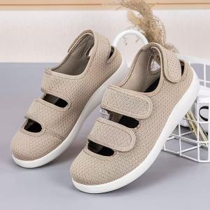 RUCHI Women Men Diabetes Sandals Adjustable Extra Wide Shoes Swollen Feet Diabetic Edema Elderly Shoes Indoor Outdoor