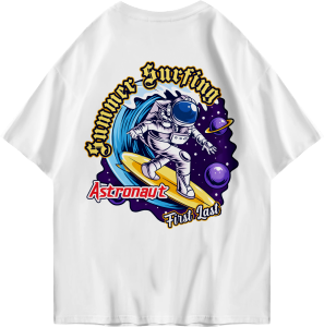 Kaos Oversized Tshirt Surfing Gambar Depan Belakang Kaos Oversize Wanita/Pria