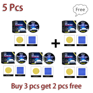 High Gloss Car Plating Wax Set Waterproof Film Hard Wax Layer Long-Lasting Paint Coating Crystal Car Plating  Protection