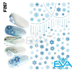 Decal Dán Móng Tay 3D Chống Nước Hoạ Tiết Hoa Bông Hoa Coloful Flower F262