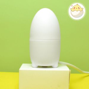 พลังงานต่ำ 40W เครื่องต้มไข่จรวดเครื่องนึ่งไข่ขนาดเล็กหนึ่งคนเครื่องตัดไฟอัตโนมัติอุปกรณ์ต้มไข่ในหอพัก