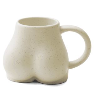 CHARMI Creative Ceramic Mug Porcelain Butt Body Shape 3D Water Cup Gift Portable Coffee Mug Home Decoration