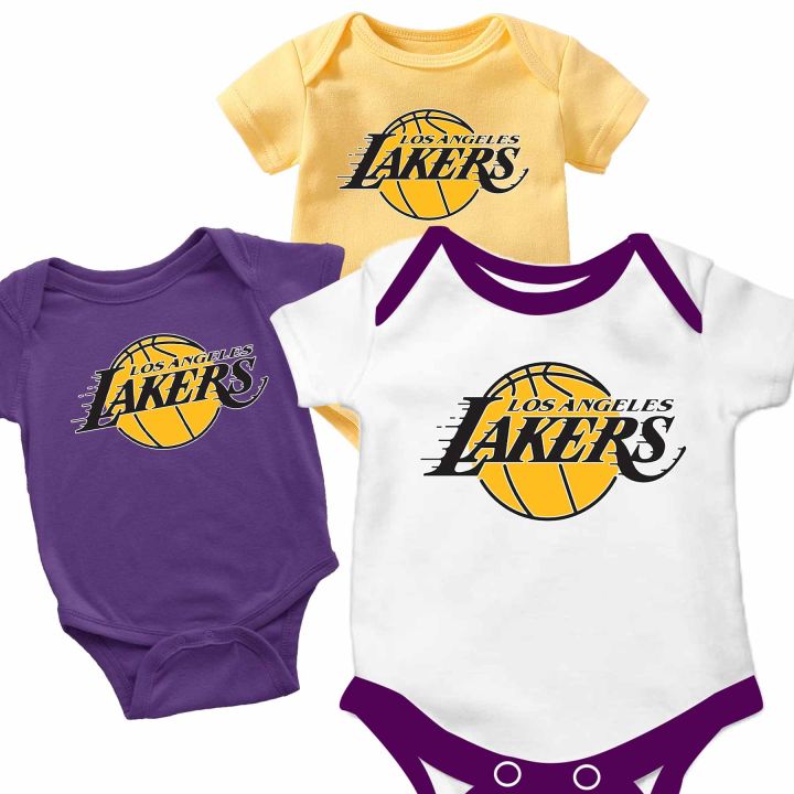 baby onesie nba collection lakers inspired monthly milestone | Lazada PH