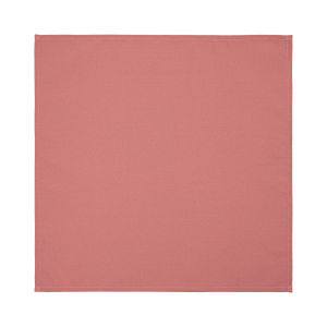 Cottage Yarn Plain Rose Thick Spun Polyester Dinner Cloth Table Napkins 51x51cm/20x20”. Pack of 24 or 6. Napkin Meja Makan (Rose)
