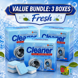 🏅SinCare 【Bundle of 3】Washing Machine Cleaner Genuine Original High Efficiency Cleaner 3Boxes x 12pcs (36pcs) > laundry