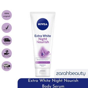 Nivea Extra White Night Nourish Body Serum 180ml Body Lotion Hand Body Pencerah