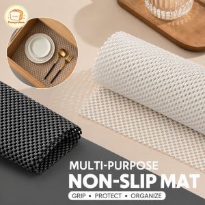 Multi Purpose Non Slip Grip Mat Pvc Anti Bacterial Waterproof Dustproof Cuttable Drawer Liner Table Cabinet Car Kitchen Supplies