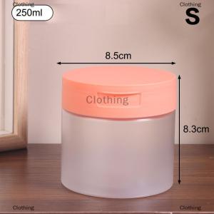 Clothing & mother and baby 1pcs 250 300 350ml Makeup Remover Cotton Cream Jar Lid Body Lotion Scrub Jar Cosmetic Container Travel Portable Bottle