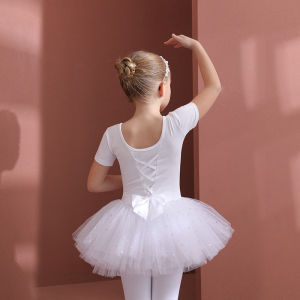Váy Múa Ba Lê Cộc Tay Dài Tay KIDSBALLET Váy Múa Liền Lưng Dây Đầm Múa Cho Bé Đầm Múa Ba Lê Đầm Khiêu Vũ Cho Bé