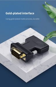 Hagibis HDMI-compatible to VGA Adapter with Audio