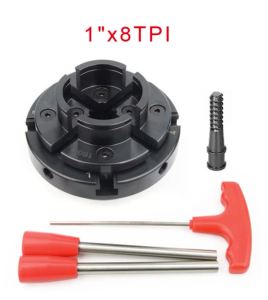 Hanson8 4" 100mm Wood Lathe Chuck Self Centering 4 Jaw Turning Chuck Turning Tools Lathe Machine Tools Accessories P7Q2M