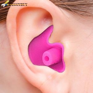 Waterproof Silicone Ear Plugs for Swimming and Showering Anti-Noise Earbuds with Soft Fit Design