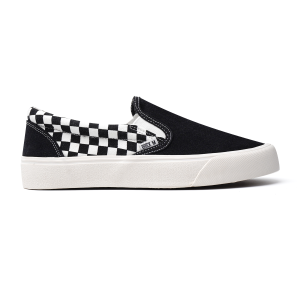 Brick Mansions - Slip On Mission Checker Board Black White Sepatu Sneakers Casual Pria Wanita