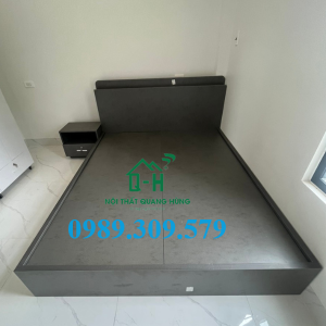 GIƯỜNG GỖ MDF CAO CẤP GIAO NHANH - MẪU SANG - GIƯỜNG GỖ CHUNG CƯ CĂN HỘ