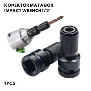 Konektor Adaptor Mata Bor Impact Wrench 1/2 Inch Adapter Converter