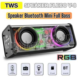 TERLARIS~Speaker Bluetooth Fleco V-8 / Speaker TWS RGB Wireless - Speaker Portable Full Bass / Speaker Bluetooth RGB Wireless / Speaker Bluetooth Super Bass / Speaker Bluetooth TWS / Speaker Mini Portable