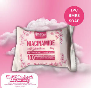 BMRS Beauty Essentials 5 BARS Premium Whitening NIACINAMIDE SOAP with Gluthatione 70g |