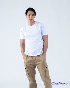 Classicwear Roundneck T-Shirt ( White | Baby Pink | Black | Navy Blue | Royal Blue | Moss Green | Canary Yellow | Orange | Cream  & Other Colors )