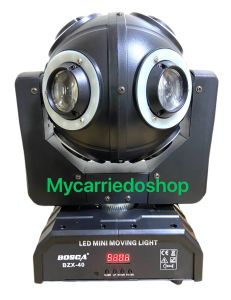BOSCA high-quality Led mini moving head light single head 8-piece set full-color moving head light with auxiliary light intelligent voice control light BZX-40