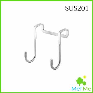 MetMe ตะขอสแตนเลสแบบคู่ S เหมาะแขวนเพิ่มที่ประตูตู้ผ้า