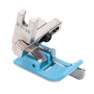 NOONOR 0.1-0.8cm Width Adjustable Sewing Machine Presser Foot Plastic KT-18 Sewing Presser Foot Durable Computerized Flatbed Press Foot Oxford Edge Guide for Industrial Sewing Machine Parts