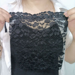 Chest Protection Anti-exposed Tube Top Cloth Lace Invisible Cover Anti-slip One-piece Chest Covering Block