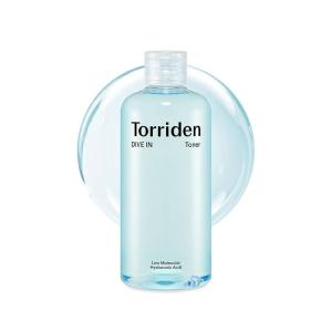 Torriden DIVE IN Low Molecular Hyaluronic Acid Toner 300ml Low pH Facial Astringent for Hydrating Exfoliating Refreshing