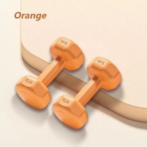 Dumbbell PVC Dumbbell Set Muscle Exercise 2/4/6/8KG Workout All-Purpose Color Dumbell for Training