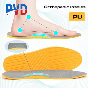 PVD 1 Pair Orthopedic Insole XO Type Leg Corrector Arch Support Flat Foot Health Shoe Sole Pad Plantar Fasciitis 鞋垫防痛久站