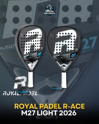 Royal Padel Race M27 Light 2026 Padel Racket (Free Thermalbag)