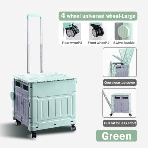 【✅SG stock】Multifunctional Folding Shopping Cart / Large Capacity Utility Cart / Foldable Trolley Stairs Climb Wheel / trolley with wheel