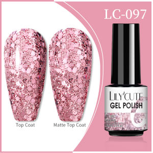 Ur Đường Lilycute 7Ml iridescent Phản Quang Long Lanh Áo khoác Đầy Màu Sắc Sơn móng Gel Vernis bán vĩnh viễn gel UV làm móng nghệ thuật Hybird Esmaltes