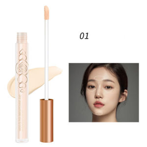 LAMEILA High Gloss Concealer Foundation Waterproof Matte Concealer Liquid Foundation Oil Control Moisturizing Concealer