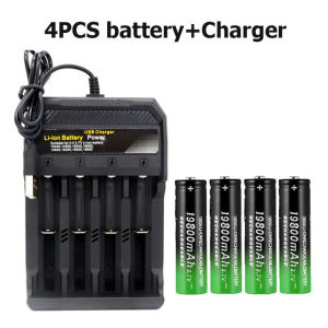 New 18650 19800mah Li-Ion battery rechargeable battery 3.7V for LED flashlight